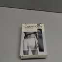 Calvin Klein Men's Cotton Stretch 2-pack Boxer Brief, 3 Black, Small