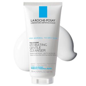 La Roche-Posay Toleriane Hydrating Gentle Face Cleanser, Hydrating Facial Cleanser With Niacinamide + Ceramides, Daily Face Wash For Dry Skin To Normal Skin, Sensitive Skin Tested, Fragrance Free