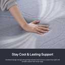 3 Inch Firm Mattress Topper King, Cooling Memory Foam & Non-Slip Straps