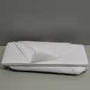 Criusia 3 Pack Sock Underwear Drawer Organizer Dividers, 64 Cell Fabric Foldable Cabinet Closet Organizers and Storage Boxes for Storing Socks, Panties, Ties (16+24+24 Cell, White)