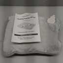 Electric Hand Warmer, Soft Flannel Heated Gloves, Hand Warmer Pouch, Heating Pad for Hands Pain Relief Fingers Arthritis for Women Men Elder Xmas Gifts, Auto Off & 3 Levels, Grey