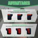 letsdate Smoked Tail Lights Compatible with 13th Gen F150 Pickup Truck 2015-2019 Factory Halogen Only w/Animation w/Red Sequential Signal Lights, Not Fit 2019 XLT/Lariat& LED& Blindspot Models