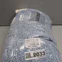 Snuggle Sac Queen Size Bed Blanket Heather Blue, Reversible Super Soft Microfiber Blankets Warm Cozy Knit Fuzzy Plush Bed Blankets, Blue, Queen 90x90