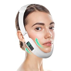 Ceymodir Intelligent Electric Double Chin and V-Shaped Face Machine with 8 Modes & 15 Adjustable Intensities - Women's V-Face Device