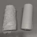 TECHSHARE Trash Bags 2 Gallon - 110 Count Small White Garbage Bags, Bathroom Trash Bags 2 Gallon, Mini Trash Can Liners for Home, Nursery, Office - Scent Free HDPE 1.8 Gallon Fit