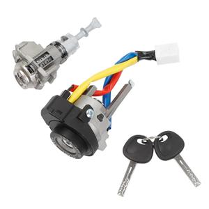 Dasbecan Ignition Switch Door Lock Cylinder with 2 Keys Compatible with Kia Optima 2011-2015 Rio 2013-2017 Replaces# 81970-2TA00 81900-1WK00 (6Pins)