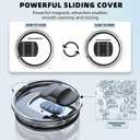 3 Pack 30 oz Tumbler Lid,Replacement Lids Compatible for YETI - BPA Free Spill Proof Cup Covers - Compatible with 30 oz Mug and 10 oz Lowball(LD-30Z-3PACK-AS)