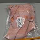 BTFBM Off The Shoulder Sweater for Women Winter Fall Fashion 2026 V Neck Long Sleeve Ribbed Knit Wrap Cropped Sweaters (Medium, Pink)