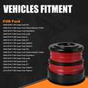 Silicone Body Mount Bushing Kit Compatible with 2008-2016 Ford F250 F350 Crew Cab 8 Pack Silicone Cab Body Mount Bushings Kit Durable Components Outperforms OEM & PU Mounts (Red)