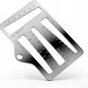 Universal Key Gauge Tool for Kwikset, Weiser, Weslock Locks,Master Key Decoder & Lock Pick Alignment,Professional Locksmith Measuring Tool,1-Pack