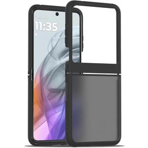 Case for Motorola Moto Razr 2024 Phone Black Razor 2024 Case Heavy Duty Moto Razr 2025 Cases Slim Rugged Shockproof Protective Cover