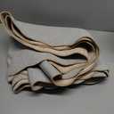 GarveeHome Scalloped Washable Runner Rug 2x10 Non Slip Kitchen Rugs Modern Blue Indoor Entryway Rug Farmhouse Soft Bath Mat Stain Resistant Carpet for Bedroom Hallway Laundry 2 ft x10 ft Beige