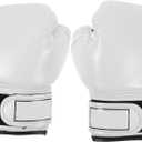 Garneck Kids Boxing Gloves Training Gloves Training Mitts Junior Punch PU Leather Sponge Filled for Toddler and Youth Red (23*14cm, White)