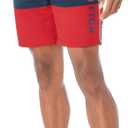 Nautica Men's Quick Dry Classic Logo Tri-Block Series Swim Trunk, XL