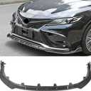 Carbon Fiber Front Bumper Lip Compatible with 2021-2024 Toyota Camry SE, XSE, TRD - Splitter Under Chin Spoiler Body Kit - Not Fit for LE, XLE