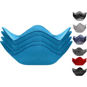 Sheff Microwave Bowl Cozy Holders Set of 4 - Durable and Reliable for Hot and Cold Plates and Dishes - Ideal Household Gift (Blue, 11 inch)