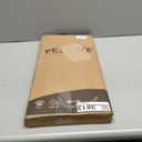 Malier Dog Gate with a Small Door, Extra Wide All Metal Short Dog Gate Pet Gate for Stairs, 10'' Tall Pressure Mount Easy Step Over Puppy Gate Low Gate for Doorways (White)