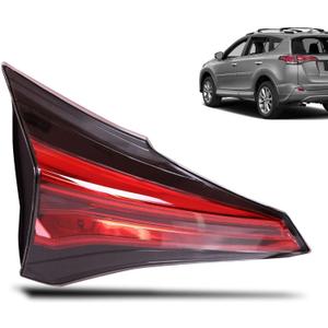 Tail Light Inner Compatible With 2016 2017 2018 Toyota Rav4 Left Driver side Rear Taillight Replace 815800R031 Halogen