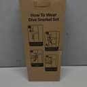 Nearsighted Snorkeling Gear for Adults Youth, Professional Shortsighted Full Dry Top Silicone Snorkel Set, Anti-Fog Diving Mask with Detachable Camera Mount for Scuba Diving, Spearfishing, Freediving (-1.5)