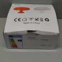 Mushroom Table Lamp W Dimmable with 4 Lighting Modes Retro Mushroom Shade Shaped Desk Lamp Mood NightLight Room Lights Table Lamp for Home Bedroom Liveroom Aesthetic Mid Century Modern (White)