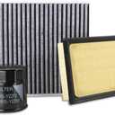 Kefly CA11426 Engine Air Filter & 90915-YZZF2 Oil Filter & CF12157 Cabin Air Filter Fits for 2020-2026 Toyota Corolla 1.8L Hybrid (Not Fit for 1.8L Gas), 2016-2022 Prius 1.8L Hybrid
