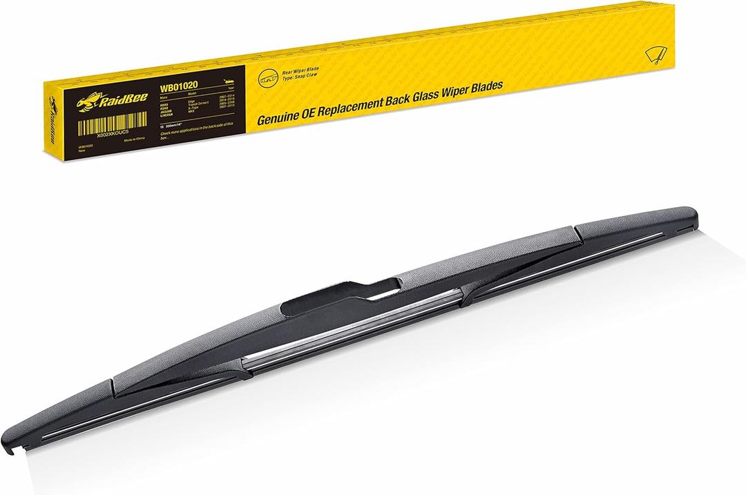 Rear Wiper Blade, 14 inch Rear Windshield Wiper Blades for Original Equipment Replacement, Compatible for Ford Edge 2014-2007, Nissan Versa 2012,2010-2007 + More(H353/14-D)