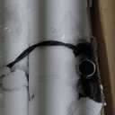 3 Light Tree Floor Lamp with Glass Shades, 3 Bulbs Included, Adjustable Black Industrial Standing Lamp for Living Room, Bedroom, Office, E26, Weighted Base