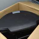 Simpli-Magic 50 Liter / 13.2 Gallon Soft-Close, Smudge Resistant Trash Can with Foot Pedal and Built in Filter- Stainless Steel, Black Gun Metal Finish