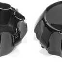 2Pcs Wheel Center Caps for 2021-2025 Silverado 2500 HD 3500 HD Wheel Rim 177.8mm(7in) Glossy Black Hub Cap, Replacement 84894347 84307949 84627944 Wheel Cover