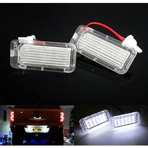 2x LED License Plate Light Tag Lamp Assembly White For 2019+ Ford Ranger 2015+ Transit 150 250 350 HD Transit Connect