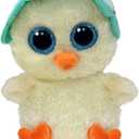 Ty Beanie Boo Emmie the Easter Chick with a Hat - 6"