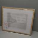 upsimples 16x20 Picture Frame, Display Pictures 11x14 with Mat or 16 x 20 Without, Wall Hanging Poster Frame, Natural, 1 Pack