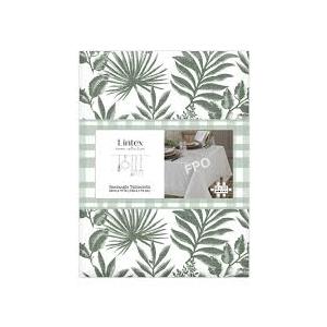 Lintex Home Collection Rectangle Ferns Vinyl Tablecloth measuring 52 x 70 inches. Lintex Home Collection Rectangle Ferns Vinyl Tablecloth measuring 52 x 70 inches.