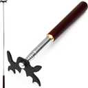 Skylety Retractable Billiard Cue Stick Bridge with Bridge Head, Snooker Set Billiard Pool Cue Accessory for Pool Table