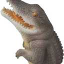 ZXCVWWE 3D Resin Great White Shark Statue Crocodile Baking Head Sculpture Unique Garden Ocean December Craft Animals B7x7 for Home Figure