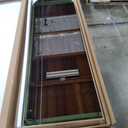 GlasFlength Full Length Arched Mirror, 59"x20" with Wooden Thin Frame - Standing, Hanging, or Leaning - Bedroom, Floor, Dressing Mirror