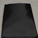 CozyLux Satin Sheets Queen Size - 6 Piece Black Bed Sheet Set with Silky Microfiber, 1 Deep Pocket Fitted Sheet, 1 Flat Sheet, and 4 Pillowcases - Smooth and Soft