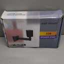 Howonder HD-339 Heavy Duty Speaker Wall Mount,Hold up to 100lbs,Speaker Wall Mount Bracket Design for Professional Audio PA Speakers,Screw Hidden (2 Packs Black)