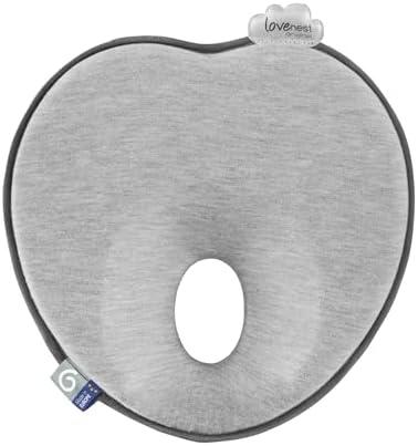 Babymoov Lovenest Organic Baby Infant Cushion, Pediatrician Designed Versatile, Comfortable, Machine-Washable Head and Neck Support (Made in Europe), Baby Registry Must Have