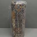 Boho Kitchen Rugs Set 2 Memory Foam Colorful Ceramic Comfort Tile Floor Mat Anti Fatigue Non-Skid PVC Runner Rug Water & Oil Proof Carpet for Kitchen Laundry Sink,17.3x28+17.3x47 Inch, C3