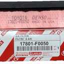 Genuine Toyota Engine Air Filter, 17801-F0050, OEM Replacement Part