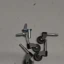 4Pcs Desk Chair Replacement Wheels Metal Casters for Office Furniture Easy Install and Compatible with All Floor Types for Cabinets and Appliances