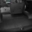 Cargo Mat for 2022-2026 Hyundai Tucson Hybrid, Full Coverage All Weather Trunk Cargo Liner with Backrest Protectors for Hyundai Tucson Accessories (Not fit PHEV)
