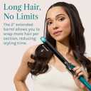 Bio Ionic Long Barrel Curling Iron with Moisture Heat Technology & NanoIonic MX Versatile Curling Wand - Multiple Barrel Sizes for Tight, Classic, Loose & Soft Curls