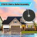 37561S.S Belt & Bullet Assembly for 8 ft Garage Door, Compatible with Genie SilentMax 1000 1200, IntelliG 1000, Genie IntelliG 1200, Genie 3042 3024 4042 2028 Fit for Genie Garage Door Opener Parts