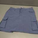 G Gradual Women's Skort 5 Pockets Cargo Skirt Golf Skirts Skorts for Women Casual Summer Hiking, Stone Blue, Small