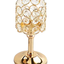 Crystal Cylinder Candle Holders, Pillar Candlestick Holders for Living Room, Wedding, Dining Table, Centerpieces, 12 PCS