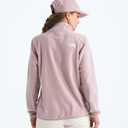 The North Face Women's Glacier Fleece Quarter Zip Jacket, Metal Pink, XXL