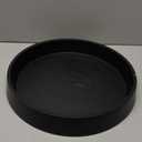 Plant Saucer Tray for Ceramic Plastic Pots, 16 inch Plant Saucers for Indoors, Pot Saucers Trays, Bird Bath Bowls, Flower Planter Water Drip Trays for Pots Base (16", Black)