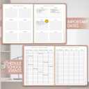 2 x Teacher Planner Undated  12-Month Academic Organizer with Calendar & Weekly Lesson Plans, Student Info, Checklists & School Events  Classroom Management Notebook for Teachers, 8.5x11.5 (Rose Gold)